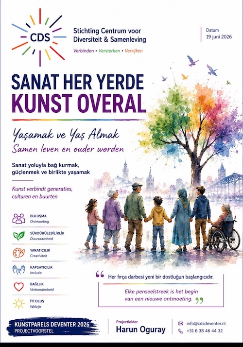 Sanat Her Yerde / Kunst Overal — CDS Deventer, 19 Mayıs 2026